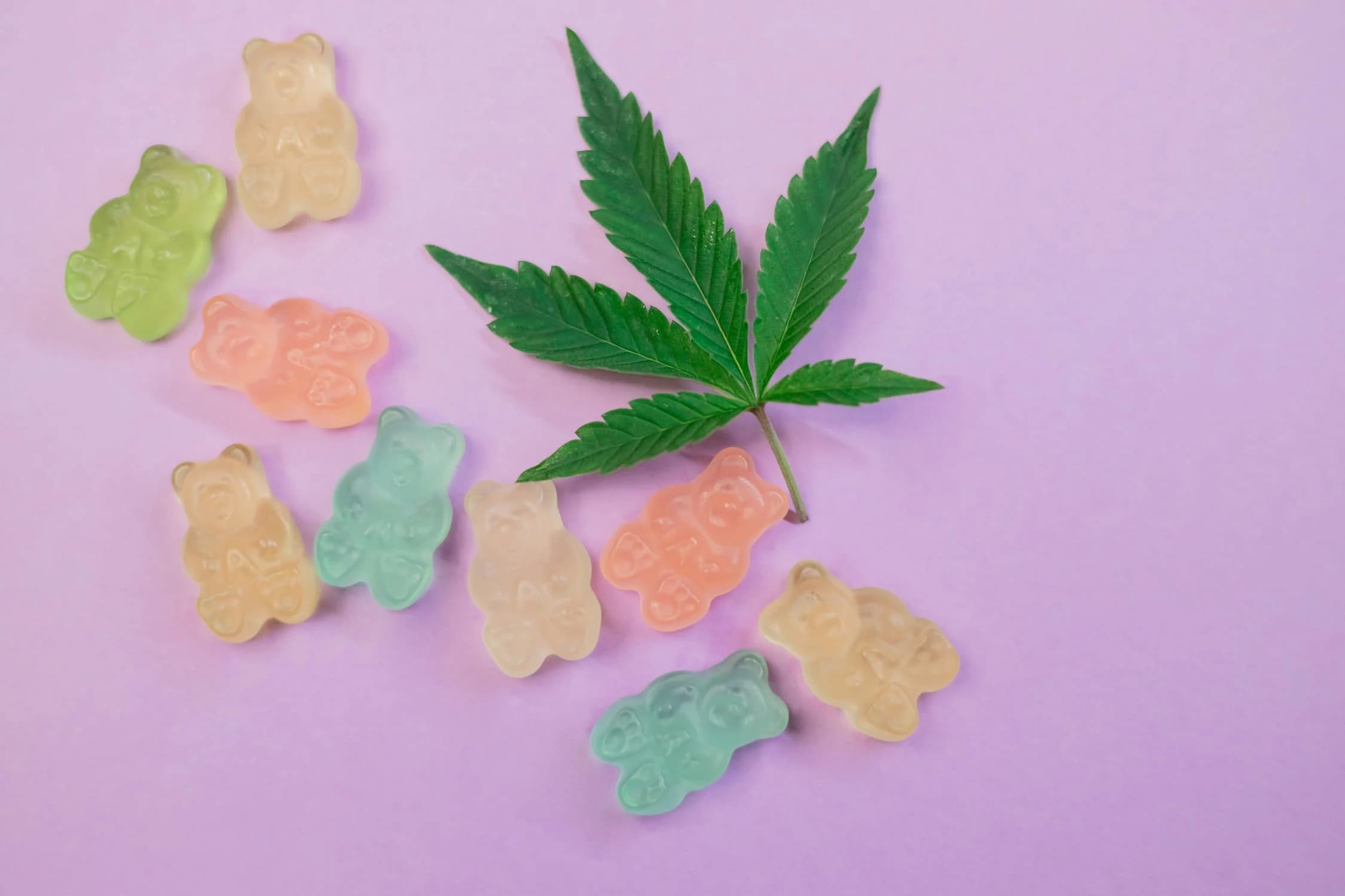 Green weed and edible gummies